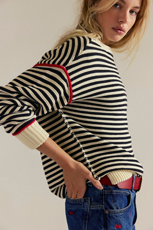 We The Free Asher Pullover at Free People in Black, Size: S