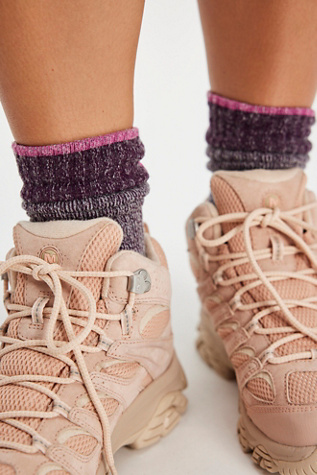 Smartwool Hike Classic Second Cut Socks at Free People, Purple Iris, M