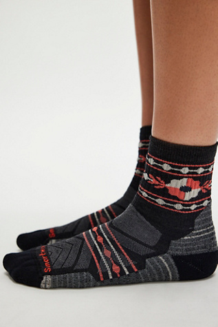 Smartwool Retro Floral Hike Crew Socks