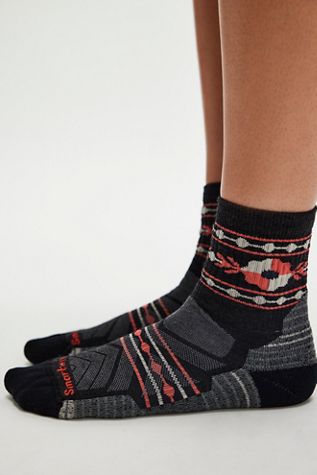 Chaussettes de randonnée à motif floral rétro Smartwool