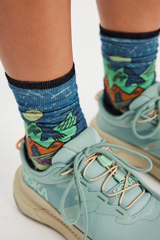 Smartwool Trail Run Socks at Free People, Twilight Blue, L
