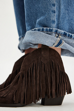 Fringe Rider Western Boots by Seychelles at Free People in Brown, Size: US 8.5