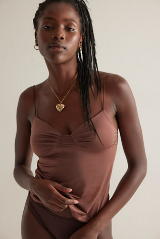 My Way Triangle Cami by Intimately at Free People in Brown, Size: XL