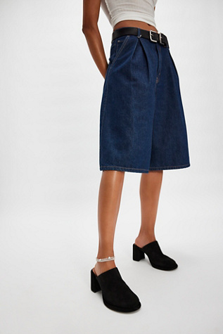 Honor Suede Mules by Seychelles at Free People in Black, Size: US 8