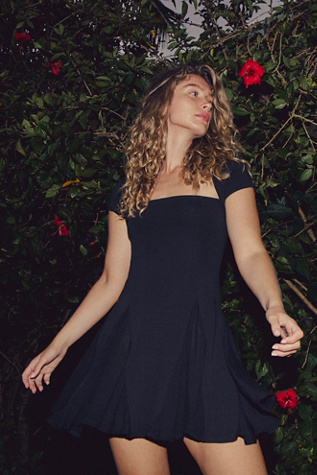 Lexi Mini Dress by free-est at Free People in Black, Size: XS