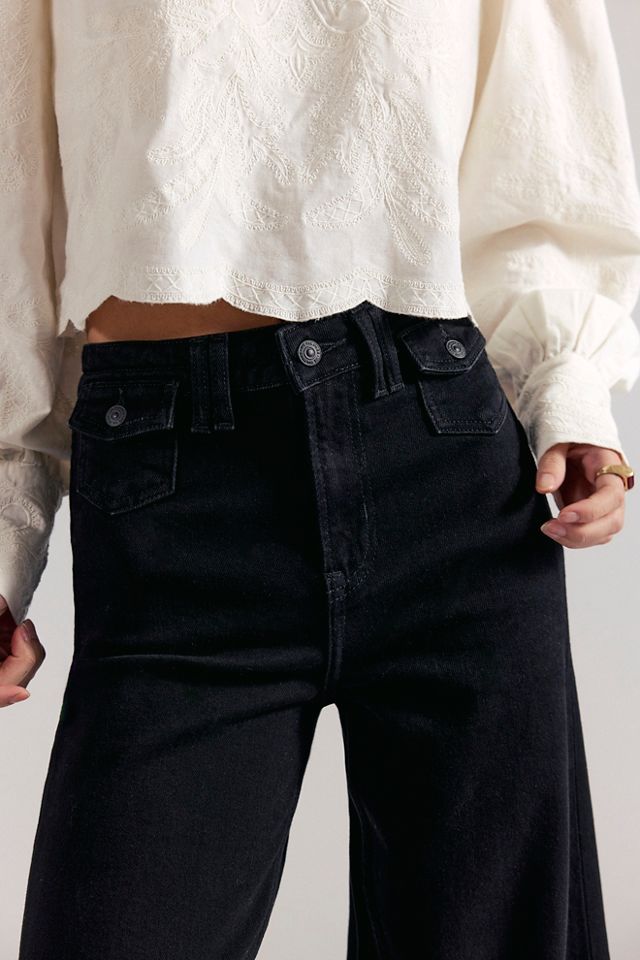 We The Free Kellee High-Rise Palazzo Jeans #3