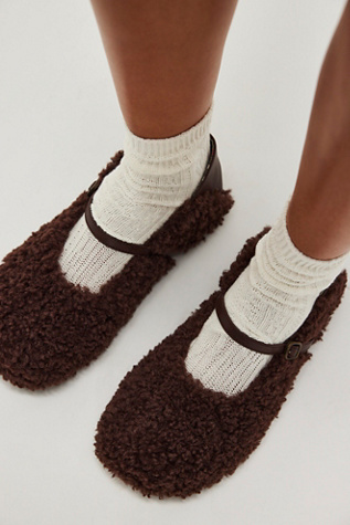 Metro Faux Fur Ballet Flats