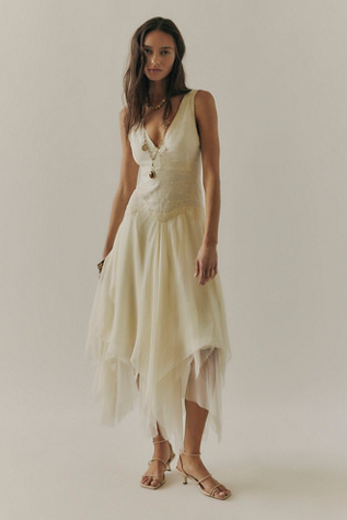 Nigel Preston Wunderlust Dress at Free People in Tan, Size: S