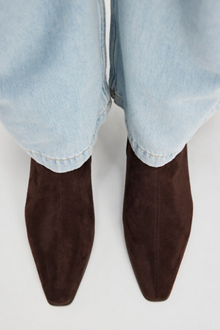 Katalina Kitten Heel Boots by Billini at Free People in Brown, Size: US 8