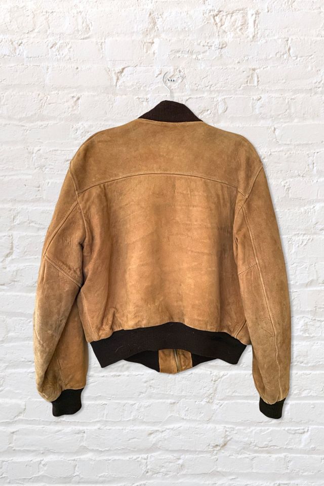 1950s Suede Bomber Jacket Selected By Ritual Vintage #1