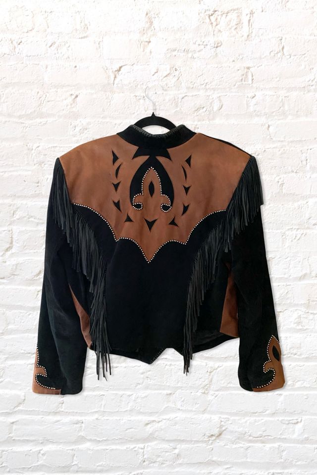 1990s Western Fringe Suede Jacket Selected By Ritual Vintage #1
