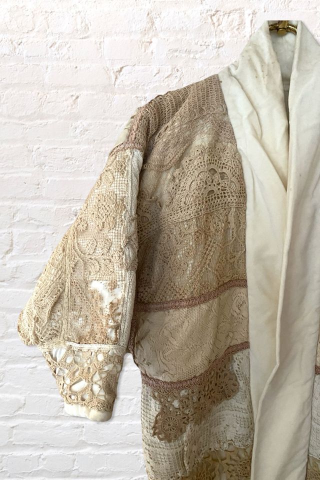 1980s Handmade Lace Padded Coat Selected By Ritual Vintage #2