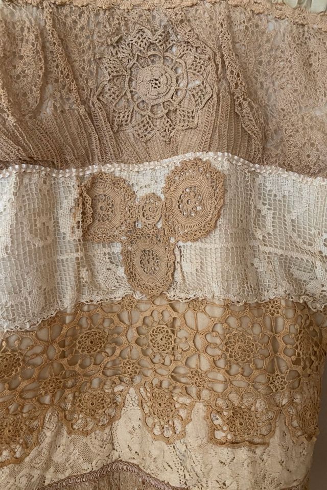 1980s Handmade Lace Padded Coat Selected By Ritual Vintage #3