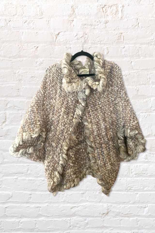 1970s Handknit Artisan Weave Cocoon Jacket Selected By Ritual Vintage #3