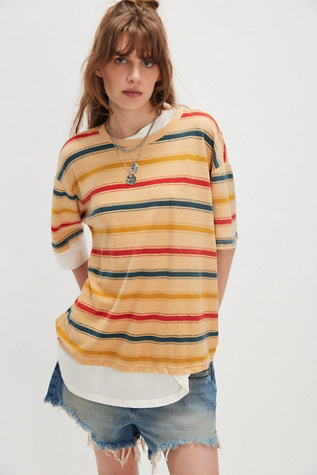 Dr. Collectors Model Double Striped Tee