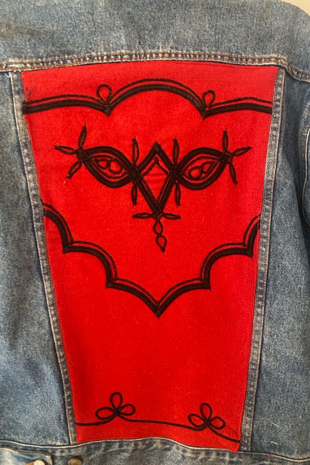 1980s Blanket Patch Soutache Denim Jacket Selected By Ritual Vintage #2