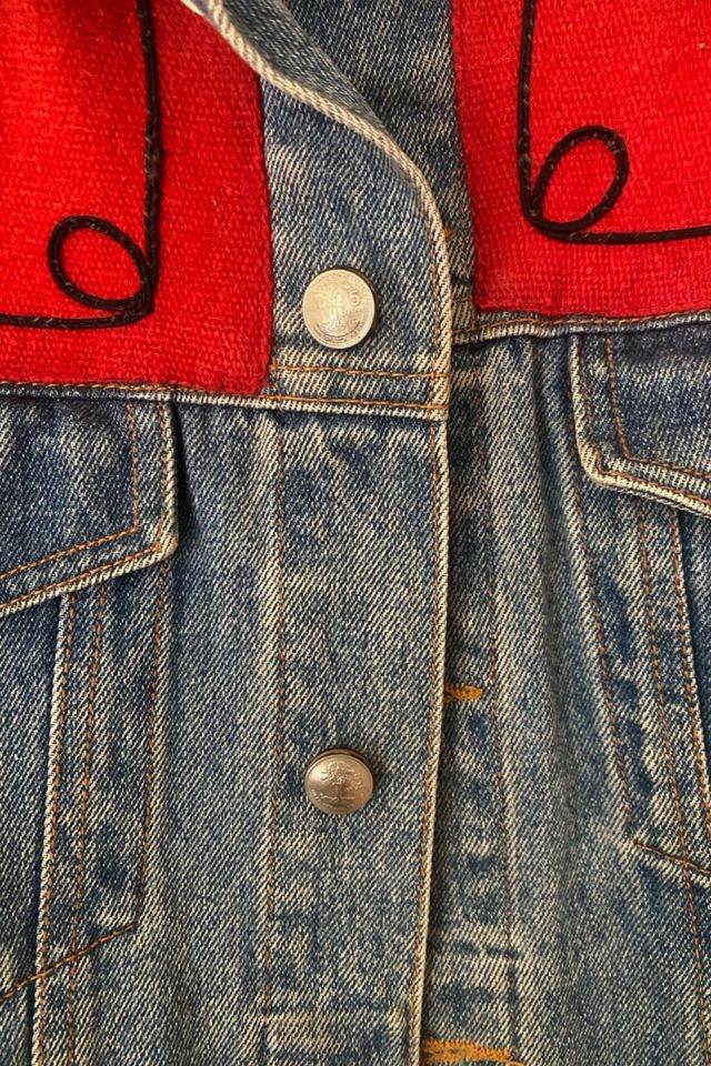 1980s Blanket Patch Soutache Denim Jacket Selected By Ritual Vintage #3
