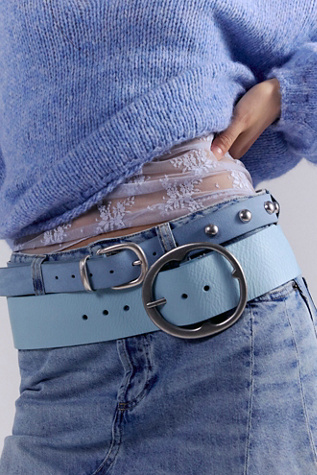 We The Free Brando Hip Belt at Free People in Blue, Size: M/L