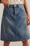 We The Free Yoko Pleated Denim Skirt