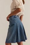 We The Free Yoko Pleated Denim Skirt