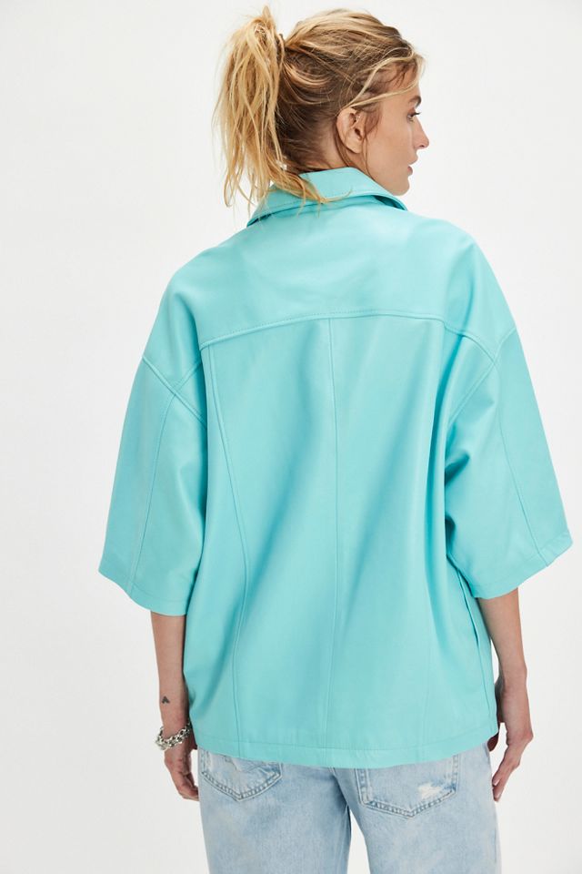 Veste en cuir ciré Possery Sabedell #1