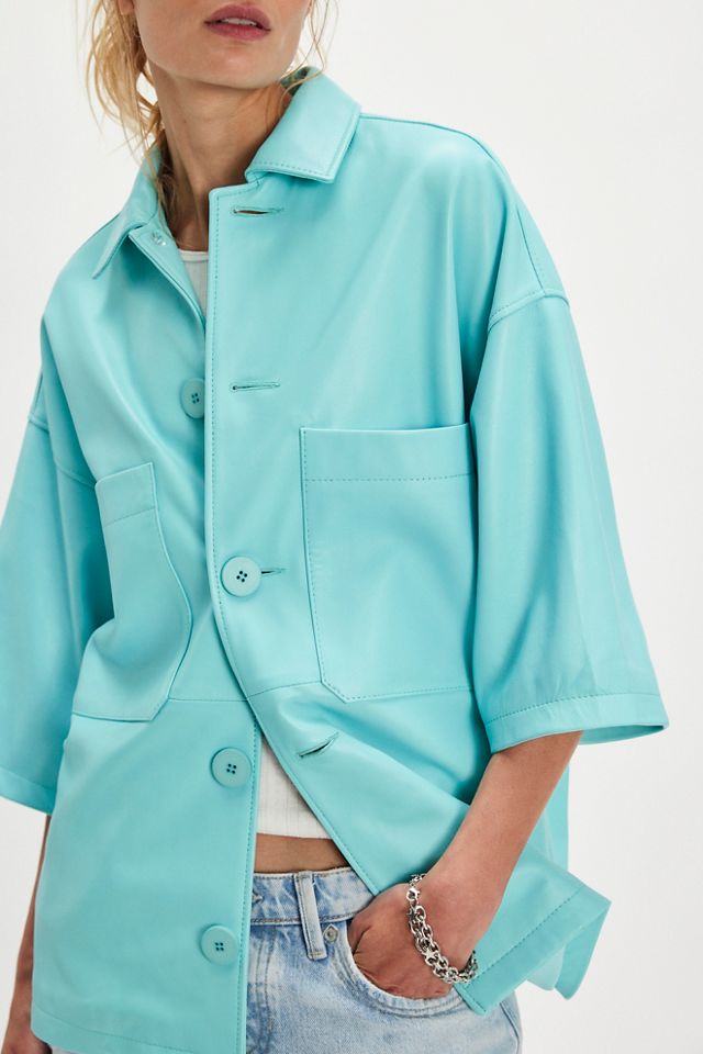 Veste en cuir ciré Possery Sabedell #3
