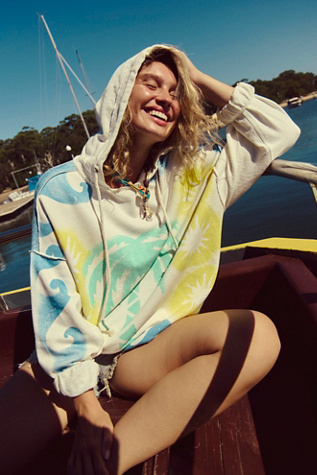 We The Free Air It Out Hoodie at Free People in White, Size: M