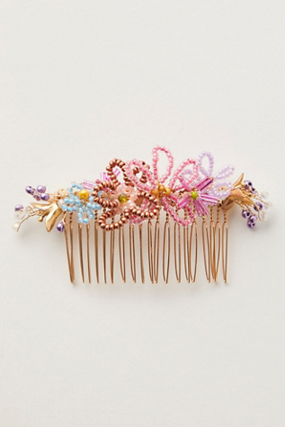 Barrette à Peigne Perlée
