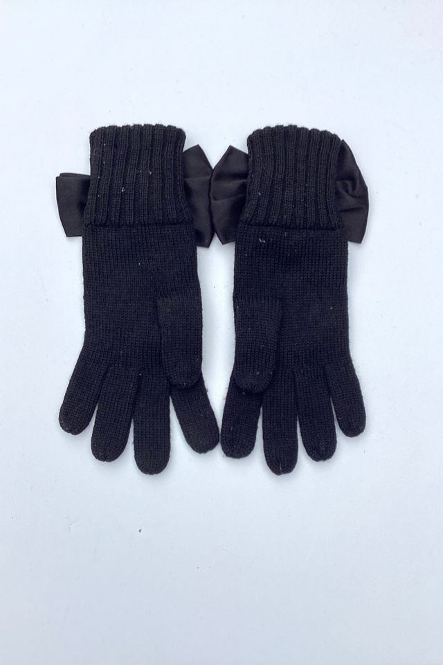 Vintage 1980s Beaded Mickey & Minnie Mouse Knit Gloves Selected by Cherry #1