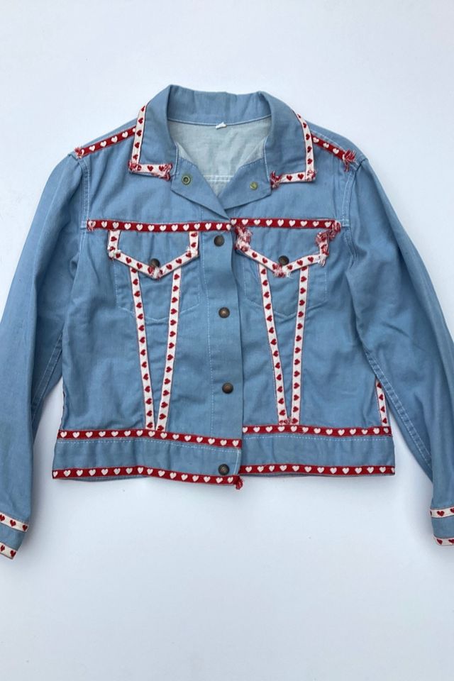 Vintage 1960s Customized Hearts Levis Denim Jacket Selected by Cherry #2