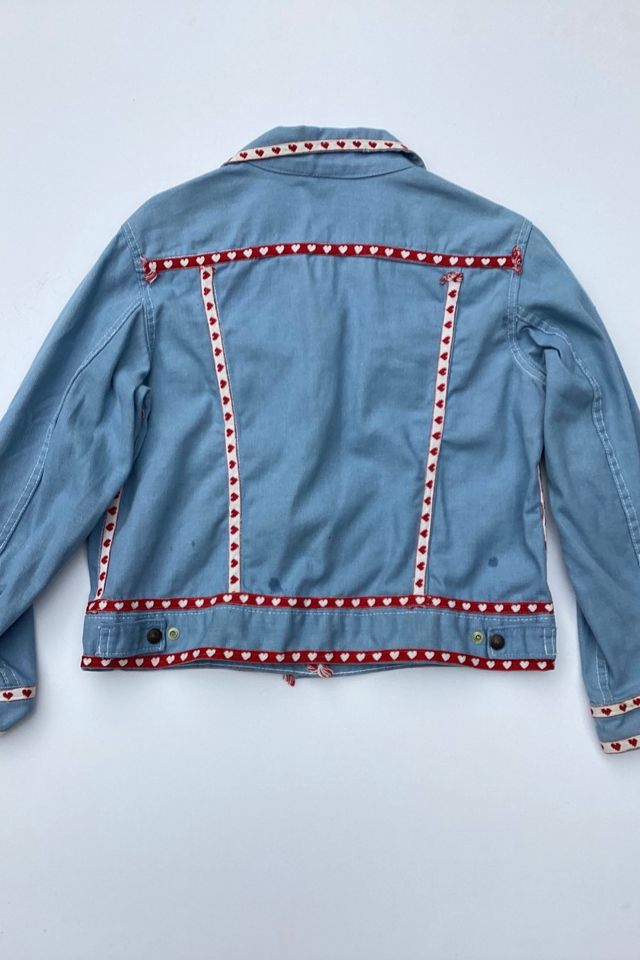 Vintage 1960s Customized Hearts Levis Denim Jacket Selected by Cherry #3