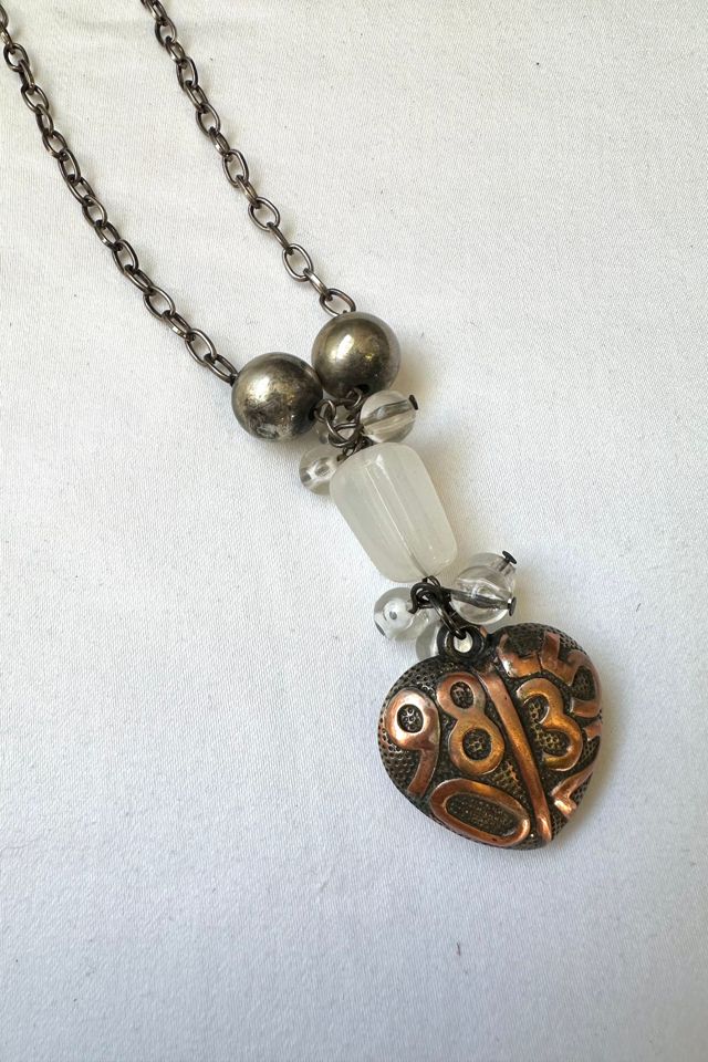 Vintage Copper Heart Pendant Necklace Selected by Cherry #1