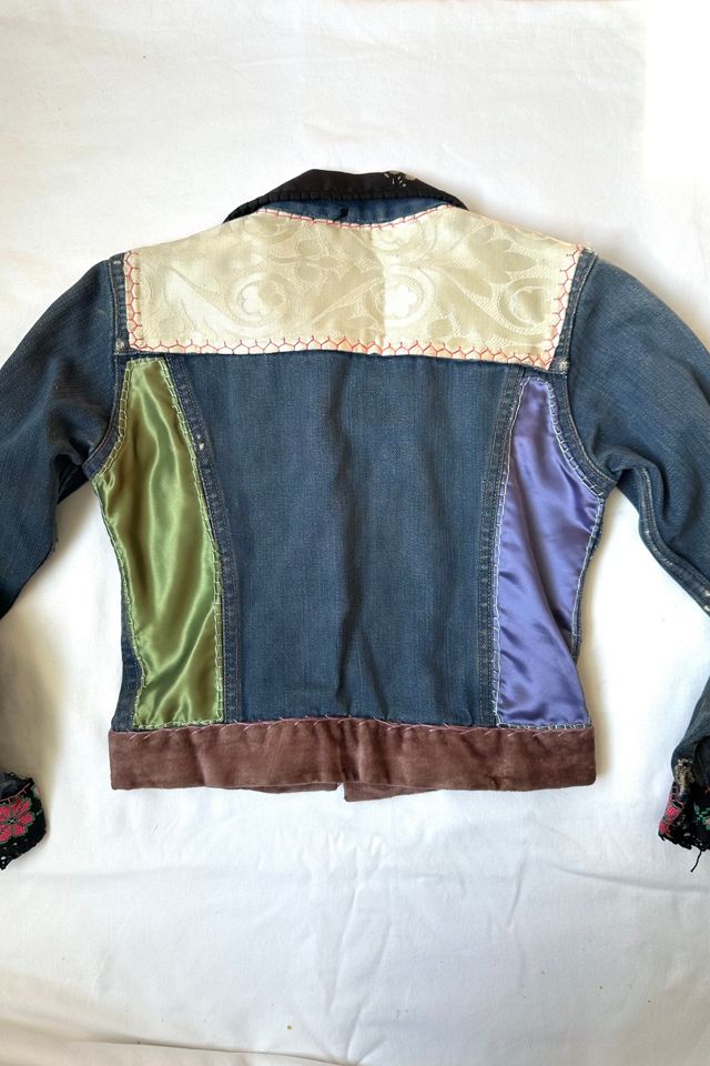 Vintage 1970s Custom Patchwork Denim Jacket Selected by Cherry #3
