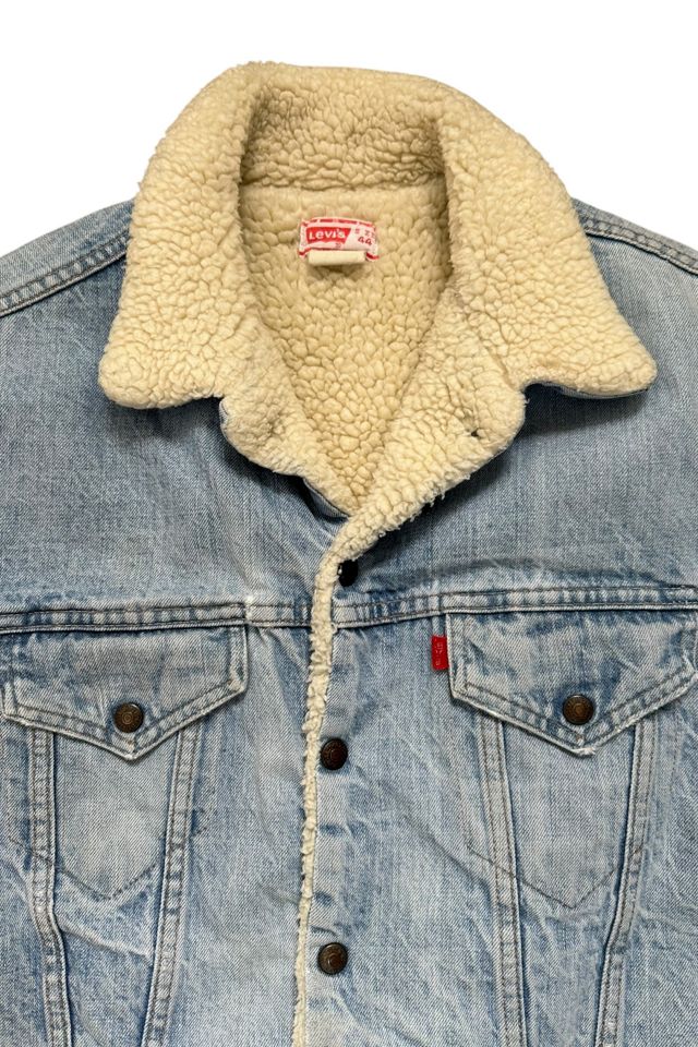 Vintage 1980s Levis Sherpa Lined Denim Jacket Selected By Vintage Warrior #1