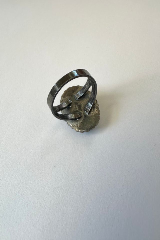 Vintage Sterling Silver and Turquoise Ring Selected by Grievous Angel Vintage #2