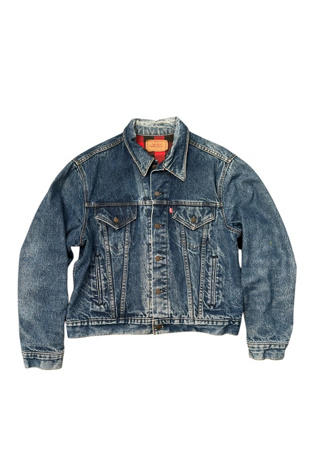 Vintage 1980s Levis Buffalo Plaid Denim Jacket Selected By Vintage Warrior