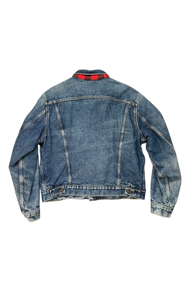 Vintage 1980s Levis Buffalo Plaid Denim Jacket Selected By Vintage Warrior #2