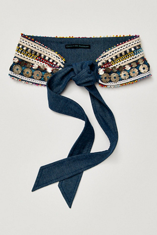 Cecilia De Bucourt Prism Belt at Free People in Blue
