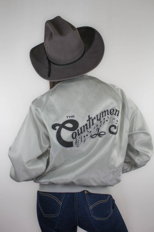 The Countrymen Silver Satin Western Vintage Jacket Selected By Moons + Junes Vintage