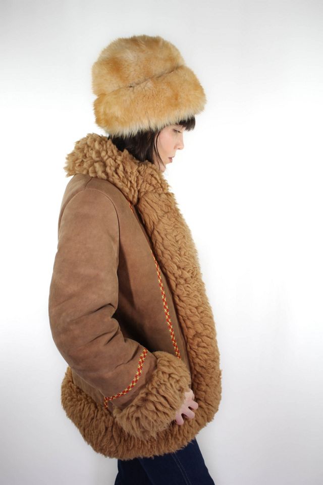 Vintage Penny Lane Icelandic Wool Suede Coat Selected By Moons + Junes Vintage #1