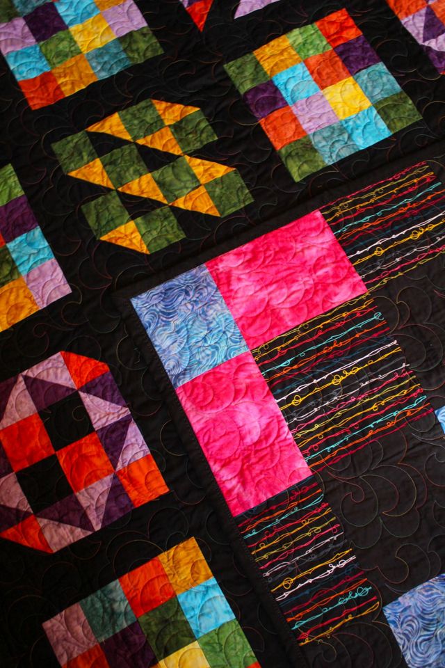 Handmade Vintage Double-Sided Checkered Quilt Selected By Moons + Junes Vintage #2
