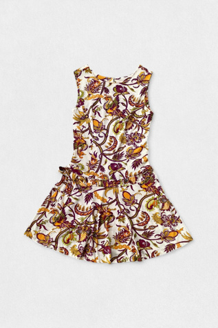 60s Paisley Firebird Floral Mini Dress Selected by MARMALADE