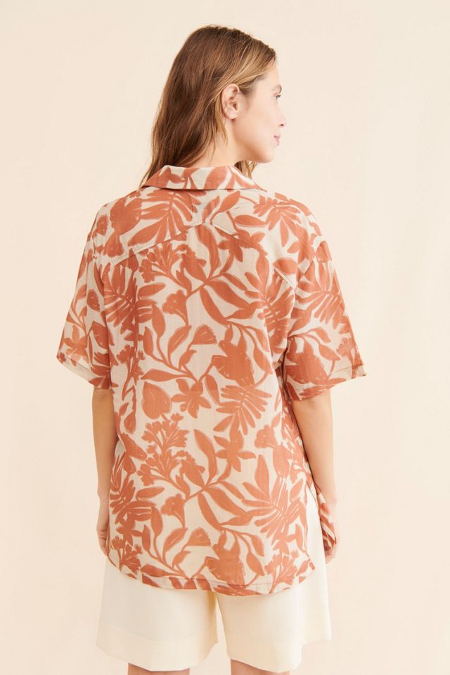 ALOHAS Tiki Floral Shirt #1