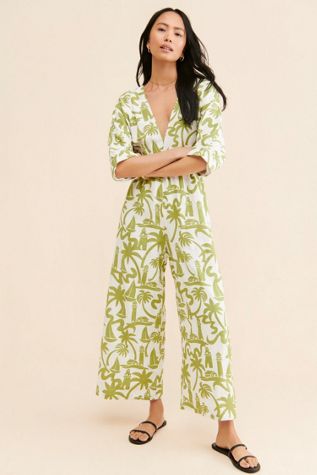 Girl & The Sun Hunter Wide-Leg Jumpsuit