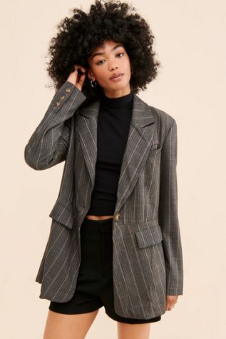 Charlotte Oversized Printed Blazer