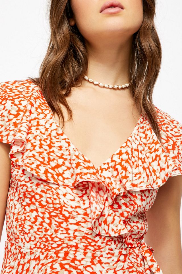 French Quarter Wrap Mini Dress