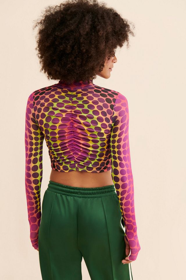 AFRM Dionne Mesh Crop Top #1
