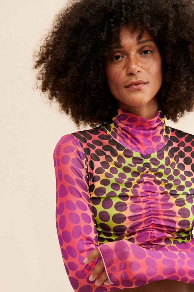 AFRM Dionne Mesh Crop Top #2