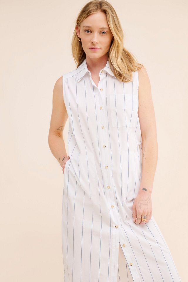 DONNI. The Stripe Pop Sleeveless Dress #3