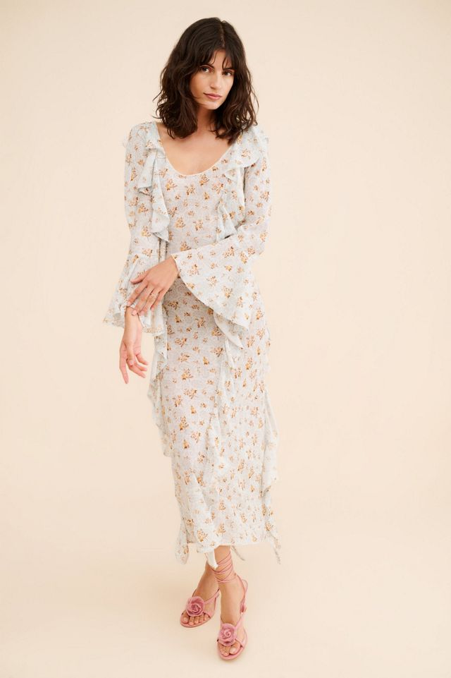 Spell & The Gypsy Fleur Frill Bias Maxi Dress #3